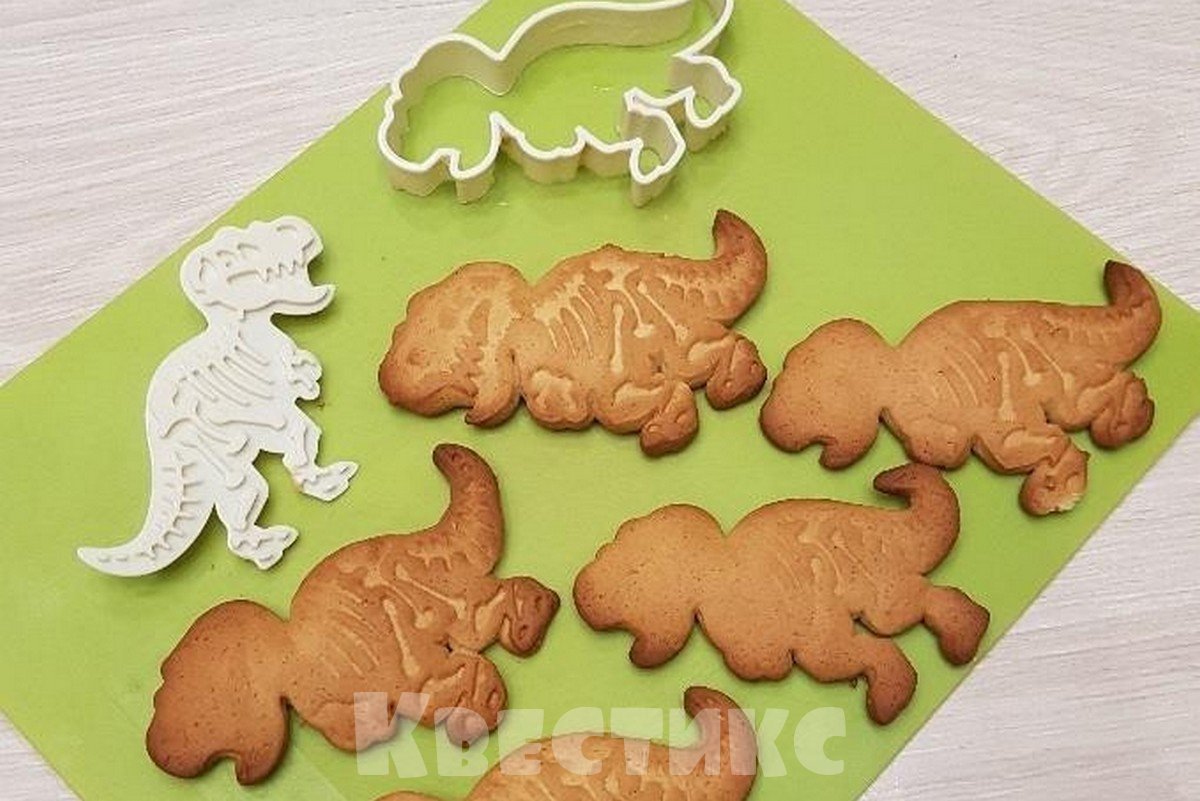печенье динозавры