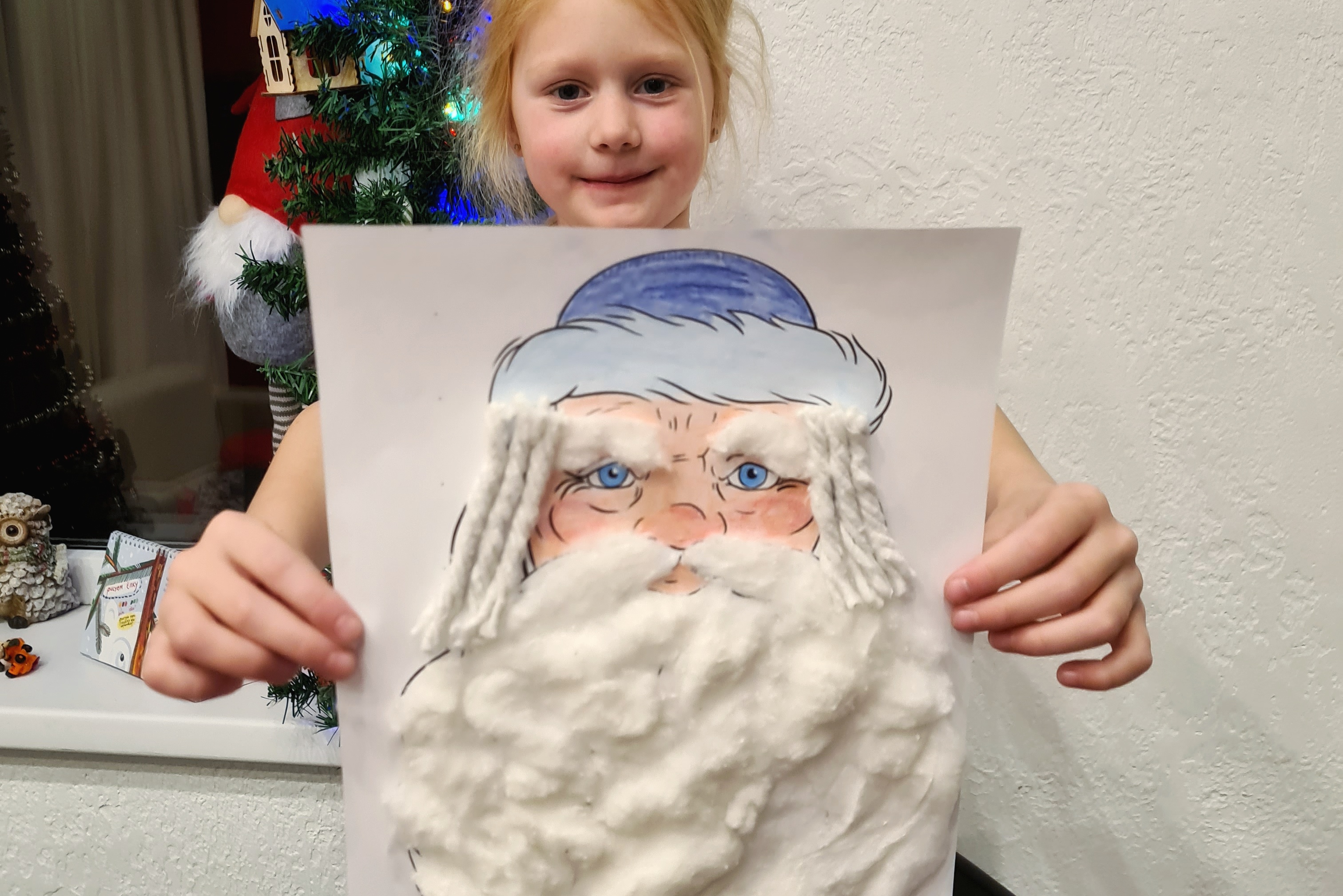 борода деда мороза