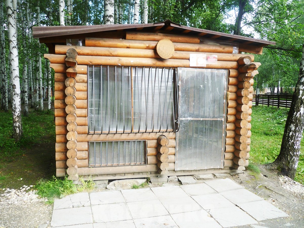 Крытая беседка из бруса