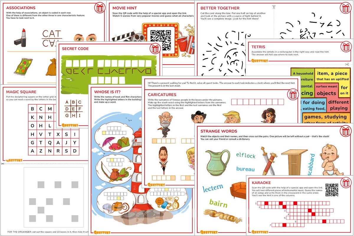 квест для взрослых на английском языке